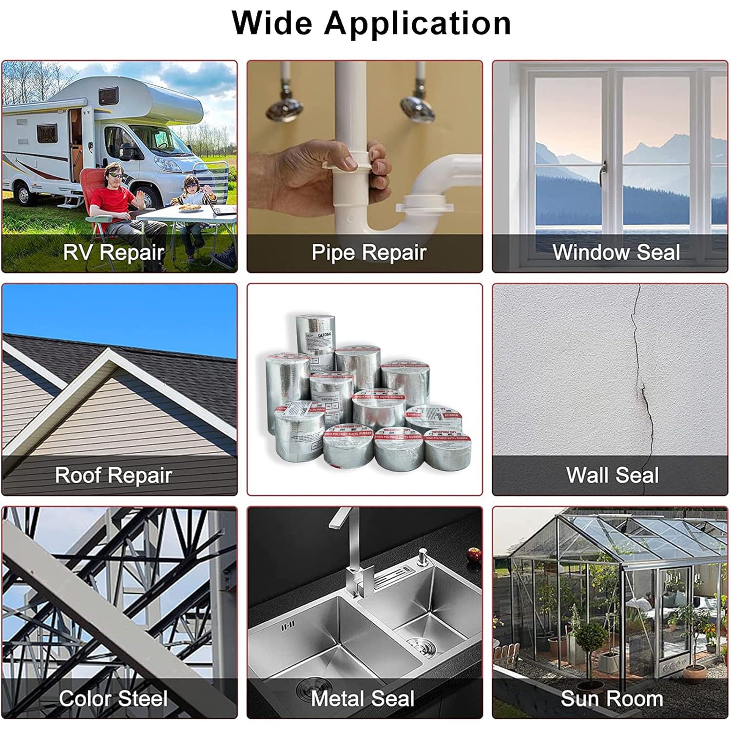 Waterproof Repair Tape for Pipe Leakage Waterproof Repair Tape for Pipe Leakage